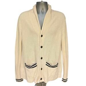 Abercrombie & Fitch Shaw Collar Oversized Cotton Cardigan Size S